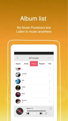 Rock Music Player android App screenshot 1